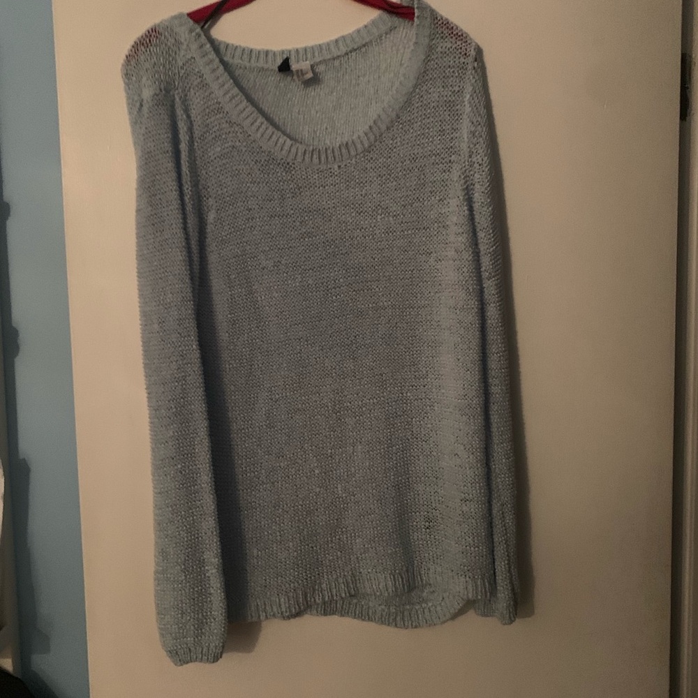 H & M blue sweater
